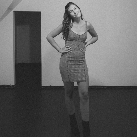 Free People White Black Polka Dot Dress Small - Picture 8 of 9